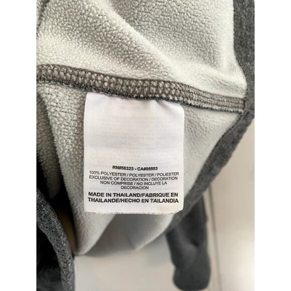 Nike Gray Hoodie with Neon Green Swoosh - Picture 4 of 6